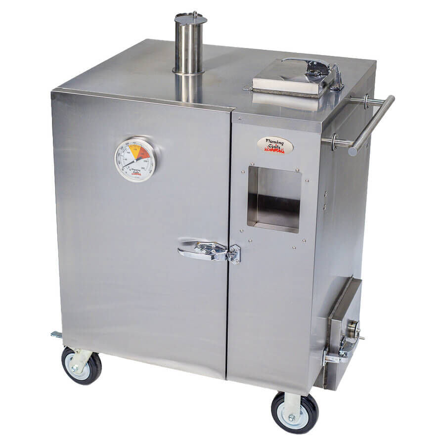 Flaming Coals Gravity Fed Smoker