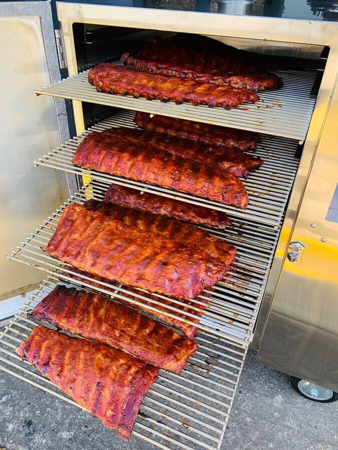 Flaming Coals Gravity Fed Smoker